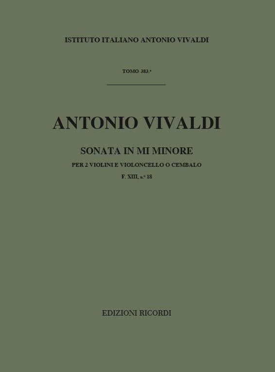 Sonate Per Vl. E B.C.: Per 2 Vl.